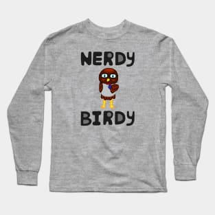 Nerdy Birdy Owl Long Sleeve T-Shirt